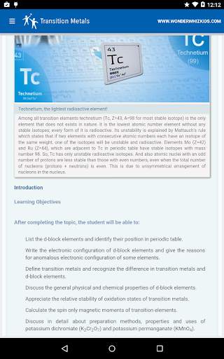 Transition Metals скриншот 1