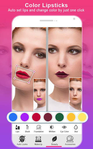 Live Makeup Face Beauty Camera screenshot 3