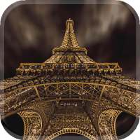 Paris Night Live Wallpaper (backgrounds & themes)