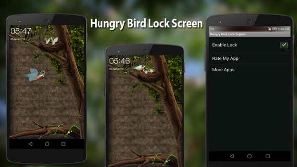 Hungry Bird Lock Screen screenshot 2