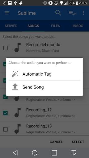 Sublime Music Manager: Wifi Transfer and Tag Edit screenshot 4