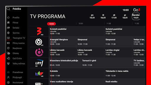 Go3 Lietuva (Android TV) screenshot 3