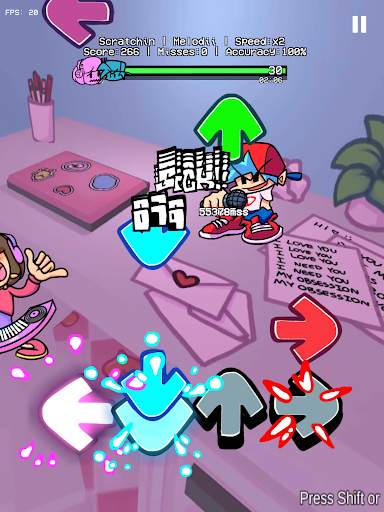 FNF Scratching Melodii Mod screenshot 3