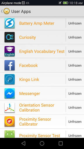 App Freeze (root) 4 تصوير الشاشة