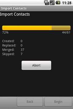 Import Contacts (old) screenshot 2