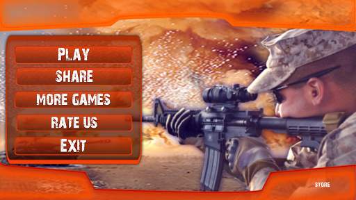 Encounter Attack Mission Gun Strike: Shooting Game screenshot 1