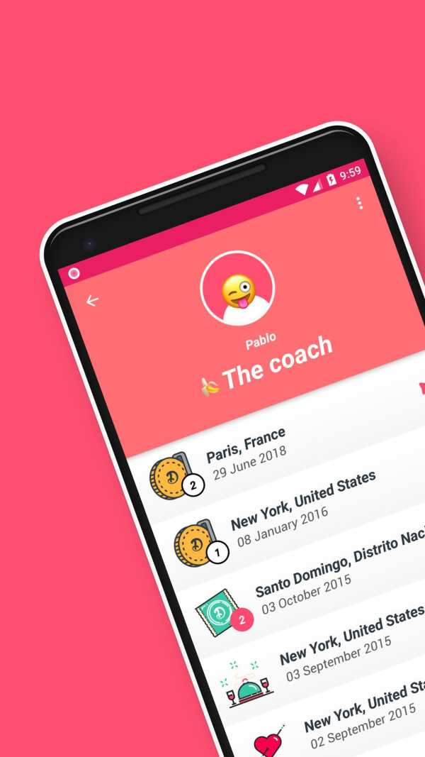 Social Love & Sex Tracker: Dieselist screenshot 5