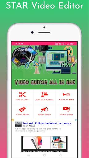Star Video Editor Video Crop  Movie Music Maker screenshot 3