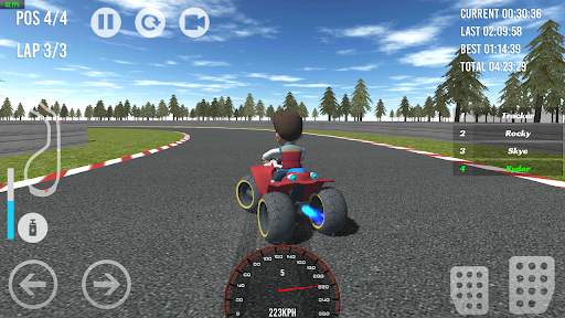 Paw Racing Car Patrol Race screenshot 5