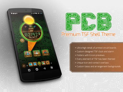 PCB Carrot ⁞ TSF Shell 3 Theme स्क्रीनशॉट 1