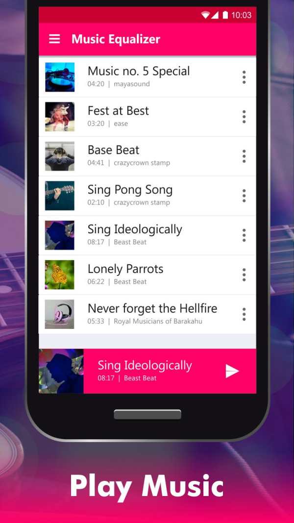 Music Equalizer - Bass Booster  & Music Player screenshot 3