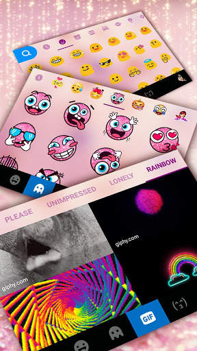 Diamond Pearl Heart Keyboard Theme screenshot 4