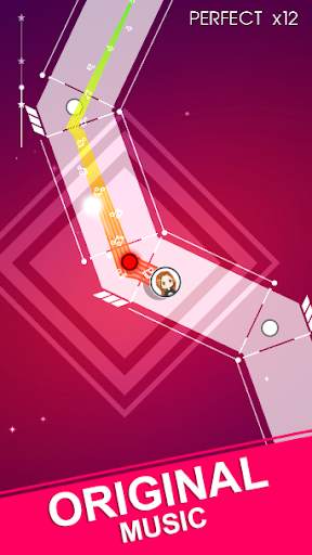 TXT Dancing Line: CROWN Song Dance Line Tiles Game screenshot 1