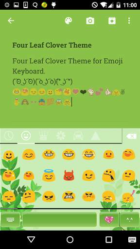 🌿Leaf Love Emoji Keyboard screenshot 2