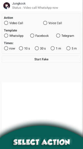 BTS Jungkook Call You Fake Call For WA screenshot 2