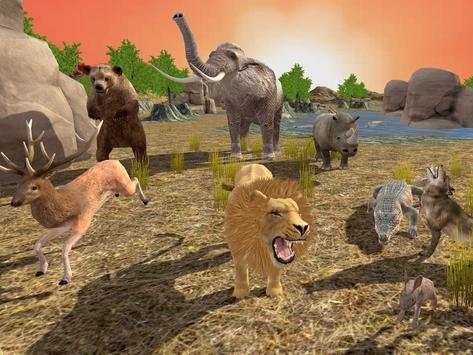 ライオンシミュレータ動物サバイバル screenshot 2