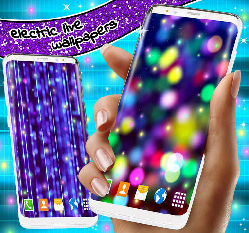 Electric Live Wallpaper ⭐ Bokeh Glitter Wallpapers screenshot 5