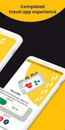 LiveMySteps Social Travel Map: Geo Photo Location screenshot 2