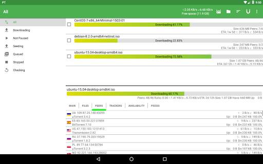 PTorrent Pro - torrent application screenshot 2