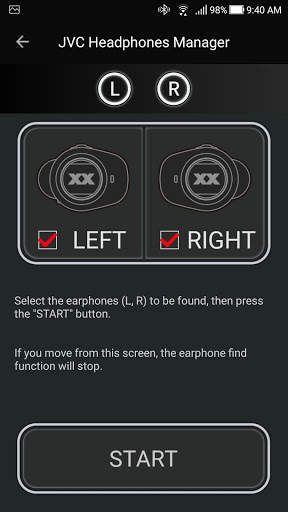JVC Headphones Manager screenshot 4