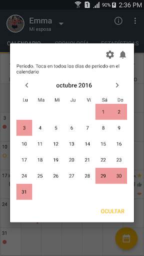 Calendario de hombres  Sex App screenshot 6
