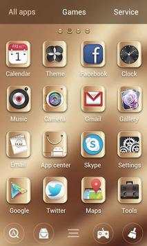 Gold  GO Launcher Theme screenshot 3