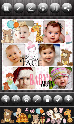 Baby Photo Collage Editor screenshot 5