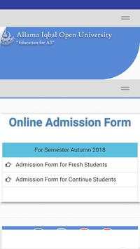 AIOU - Admission to Result Complete Information скриншот 4