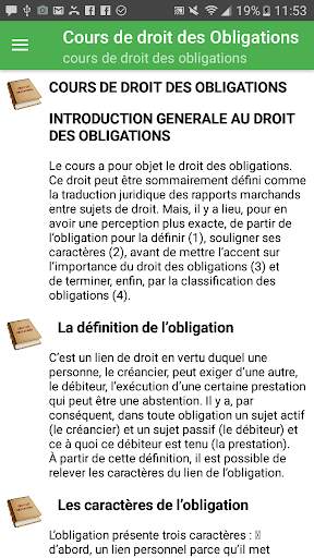 Droit des Obligations screenshot 2