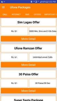 All Ufone Packages Info: screenshot 4