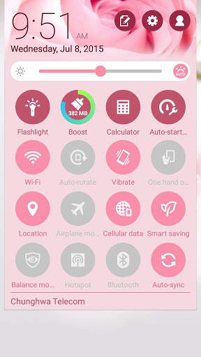 Rose ASUS ZenUI Theme screenshot 3