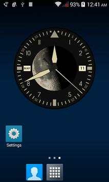 Lunar Clock Wallpaper Demo 1 تصوير الشاشة