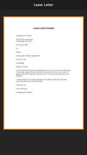 All Letter Writing Sample screenshot 5