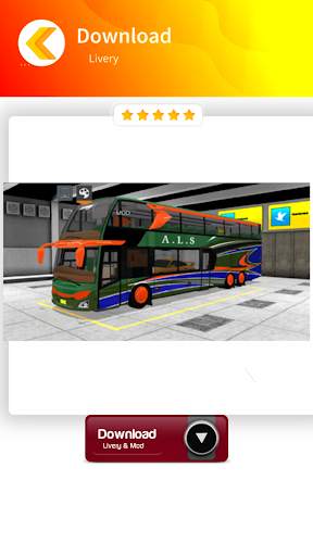 Bussid Bus Voyager Mod screenshot 2
