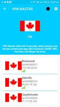 Master VPN - Free unblock Proxy VPN & security VPN screenshot 4