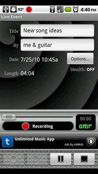 Livo Recorder Lite screenshot 2