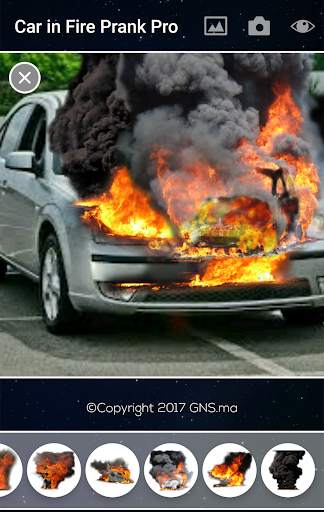 Car in Fire Prank Pro screenshot 3