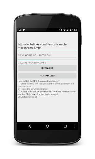URL Download Manager screenshot 3