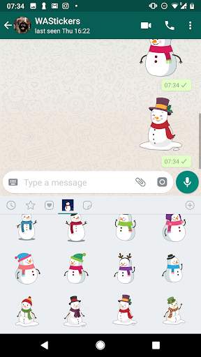 Christmas Stickers For Whatsapp - WAStickerApps screenshot 5