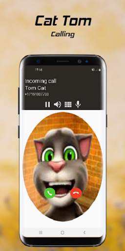 Call Tom's Talking Game Video Call screenshot 1