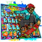 Skate Graffiti Boy Keyboard Theme 10001002