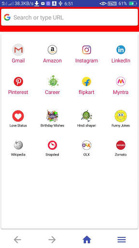 DX Indian Browser  -Made in India Browser screenshot 1