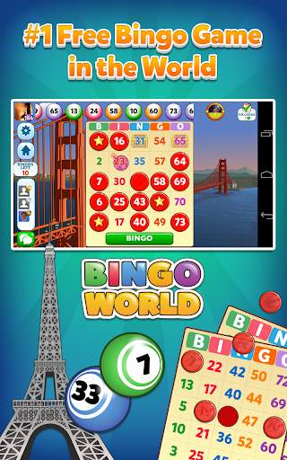 Bingo World - FREE Game screenshot 1