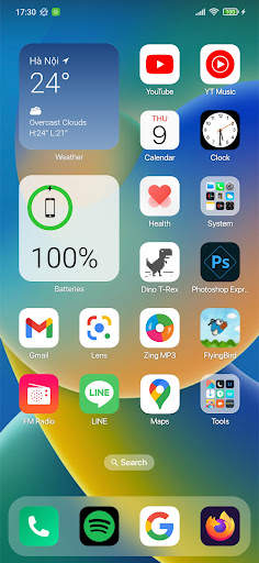 Launcher iOS 17, Phone 15 screenshot 2