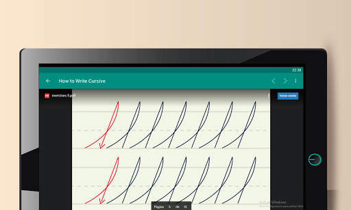 How to write cursive 16 تصوير الشاشة