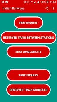 Indian Railways screenshot 2
