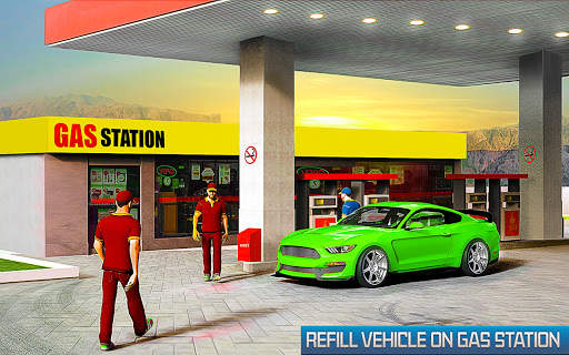 Real Gas Station Car driving screenshot 4