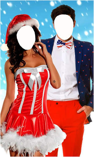 Christmas Couple Photo suits New Free screenshot 2
