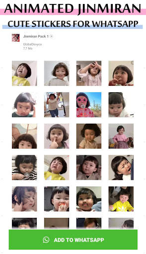 Animated Jin Miran Stickers for WhatsApp 2021 screenshot 2