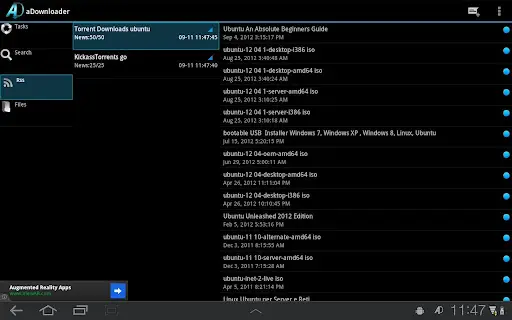 aDownloader - torrent download screenshot 8